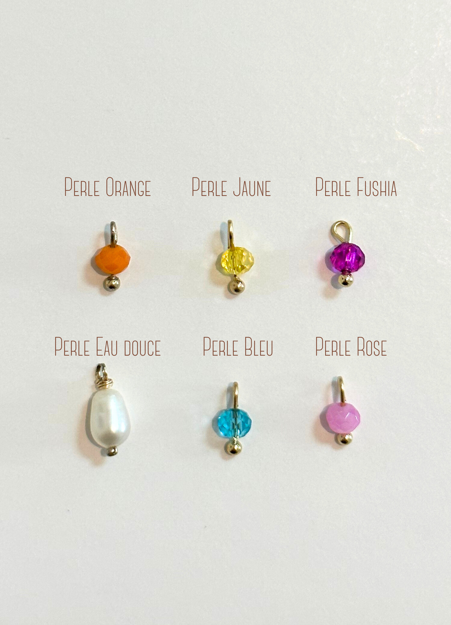 Collier Sol Perles d'eau douce - Personnalisable