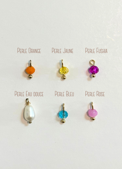Collier Sol Perles d'eau douce - Personnalisable