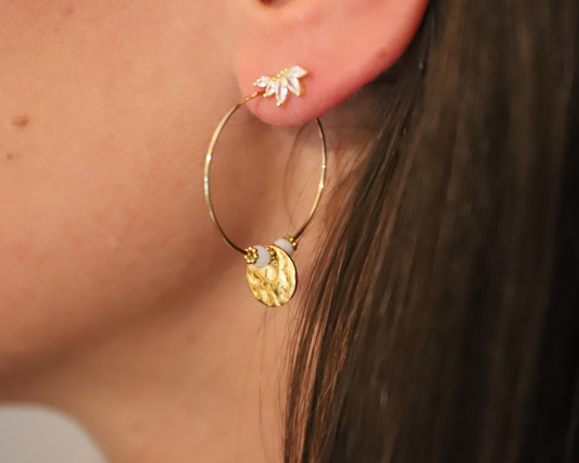 Boucles d'oreilles Fanou - Goldy